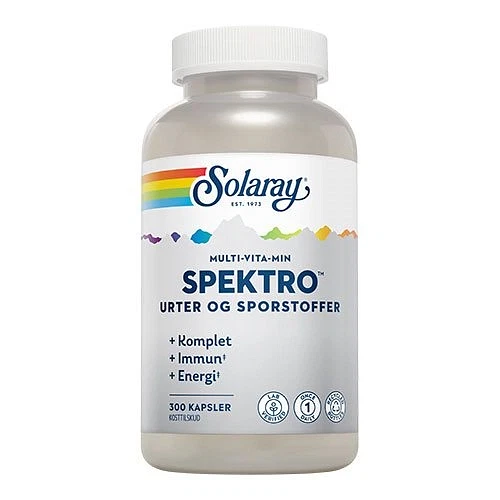 Spektro Multi-Vita-Min Solaray 300 kapsler